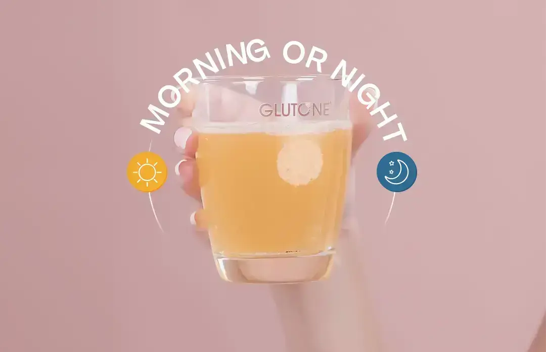best time to take glutathione before or after meal Tablets: Morning Night forming sperm cells Available Options:100mg ✨ Venature Glutathione Lotion