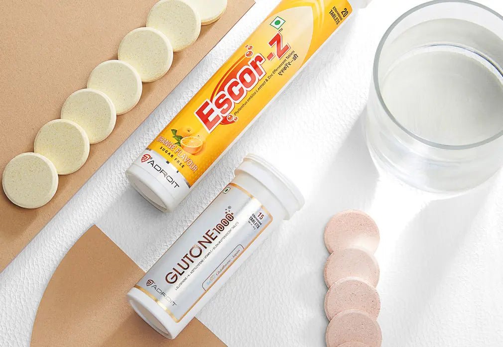 Glutone 1000 & Escor-Z: The perfect combination to get brighter skin! - Glutone