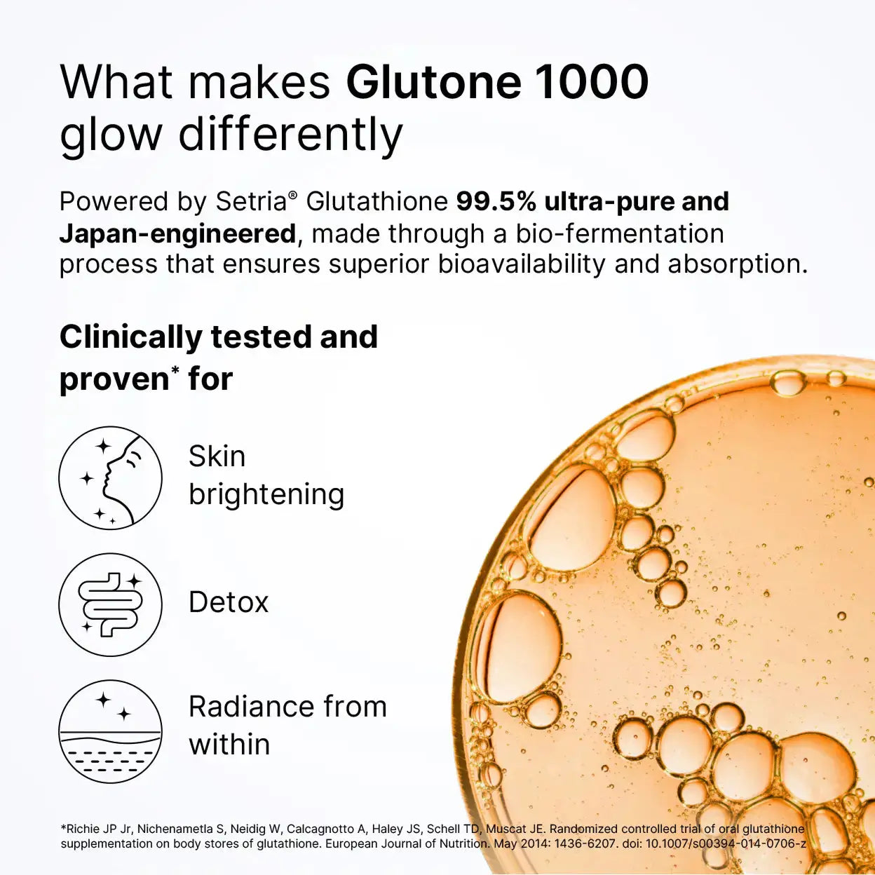 Glutone 1000 - Skin Brightening Glutathione Tablet 