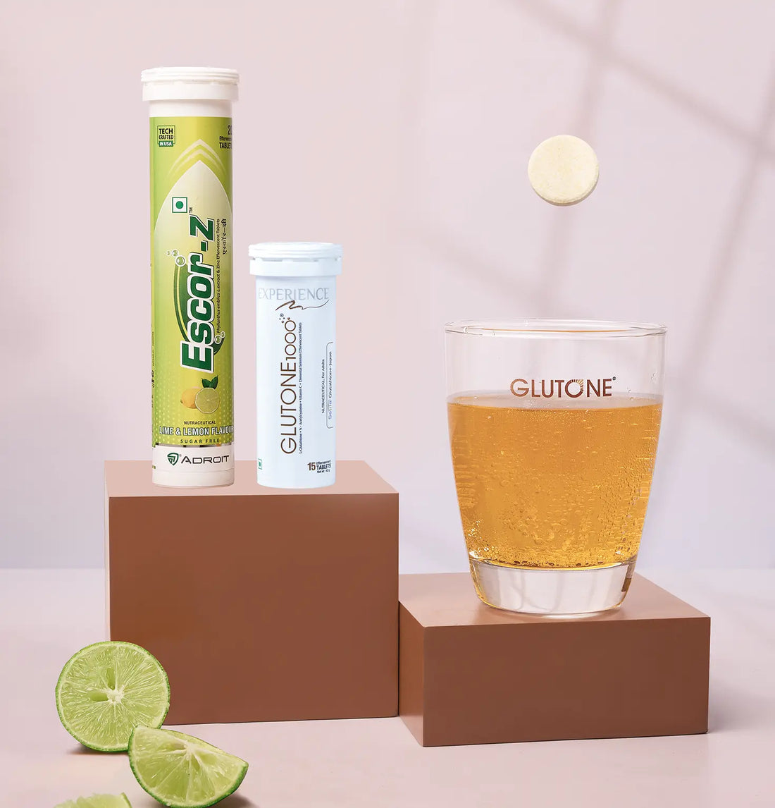 Glutone 1000 + Escor-Z (Lime & Lemon) 